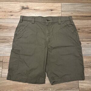 Men's Carhartt Carpenter Utility Shorts SZ 40x10 Brown B147 LBR Casual Work